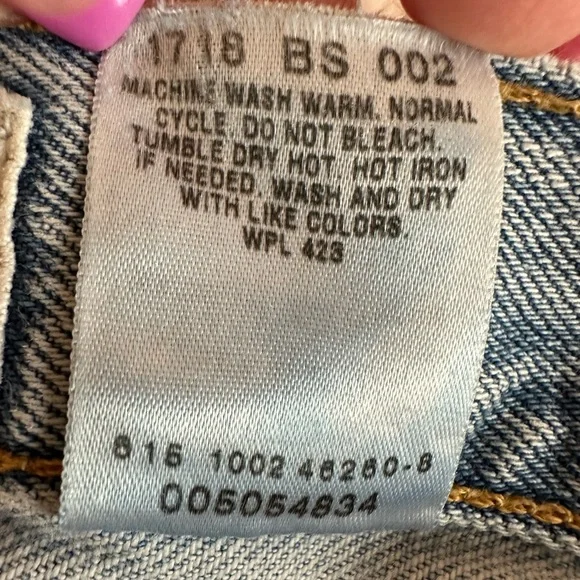 Levis 505 Jeans Mens 29 X 30 Regular Fit Straight Leg Light Wash Blue Denim - Picture 8 of 12